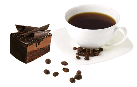 Café, gâteau